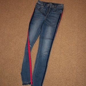 Express high waisted jeans